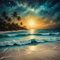 Puzzles 200 Pieces for Adults jigsaw puzzles for adults 200 Piece Educational Challenge Puzzle for adult kids,Educational Games Decoration puzzle Sea View Sunset