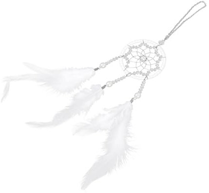 Vaguelly Handgefertigter Feder-Dreamcatcher Auto-Dekoration Dreamcatcher-anhänger Rückspiegel-anhänger