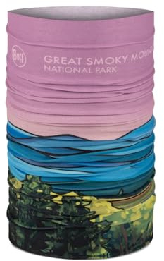 Buff®| Schlauchschal CoolNet UV® Flexibel, UPF 50 Schutz, leicht, elastisch, recyceltes Material, Sport, Sommer, Herren, Damen, Einheitsgröße, Nationalpark Rosa