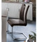 möbelando Schwingstuhl Esszimmerstuhl Küchenstuhl Schwinger Stuhl Kerrin I (2-er Set) Braun