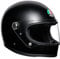 AGV X3000 ECE 22-05 Solid Motorrad Integralhelm ECE 22-05 Legends, Vintage Retro, Matt Schwarz, XS