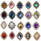10er Set Cabochons Flache Rückseite Flatback DIY Verzierungen Schmucksteine Dekosteine zum Basteln Dekorieren - Gemischt