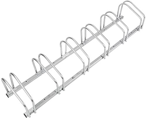 PrimeMatik - Râtelier 6 vélos Système Range-vélo Support pour Bicyclette en Acier Fixation Sol ou Mur