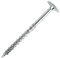 Vis charpente à tête large STIER, 100 pièces, acier, 6x240 mm, acier galvanisé, homologation ETA, vis de construction bois 100 pièces