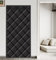 Liveinu Isolant Thermique Isolation Porte Avec Magnétique Moustiquaire Rideau De Porte Isolant Coton Rideau d'occultation Coupe-vent Imperméable Isolation Phonique 95x200cm Noir