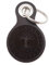 Samunshi® Pfote Schlüsselanhänger Leder Gravur Motiv für Männer und Frauen Individuell Schlüssel Anhänger Geschenk 8x4,8cm dunkel braun/graviert