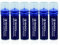 ESENG® Whiteboard-Marker Patronen, 6 Stück - Blau, Magic WM-218T, schnell trocknend, rückstandsfrei trocken abwischbar. klassische Farben-Blau