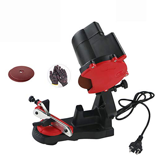 Toplionace 220V Elektrischer Kettensägenschärfer, Kettensägenschärfer Tragbare Kettensäge Schleifmaschine 4800U/min 80W