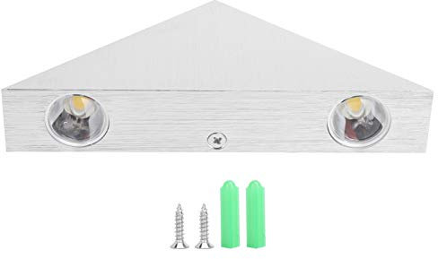 Jeffergarden 9W Dreieck Wandleuchte Aluminium LED Wandleuchte Licht Morden Schlafzimmer Nachttisch Dekoration Lampe für Outdoor-Korridor Teestube