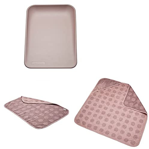 Leanderdesign Leander Matty Wickelkissen + Topper + Hoodie Kaputzentuch in der Farbe wood rose