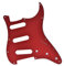 KAISH 11 Loch ST/Strat Style Pickguard SSS Pick Guard für USA/Mexico Stratocaster/Strat Red 3-lagig
