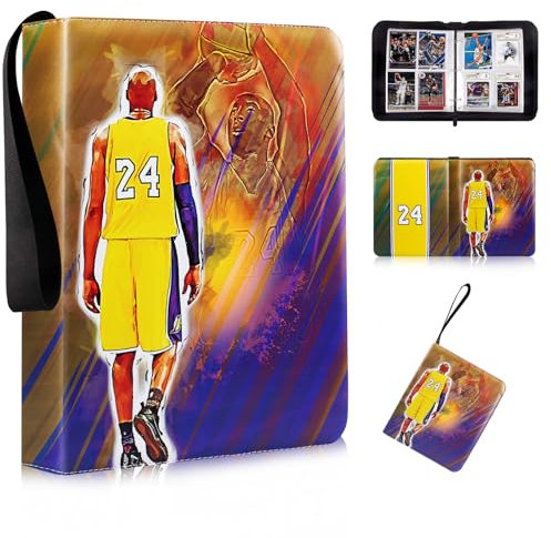 Egmelos 50 Seiten Sammelkarten Album Fussball, Sammelalbum für Fußball Karten, 400 Trainer Sammelkartenalben, Karten Halter für Fußball Basketball