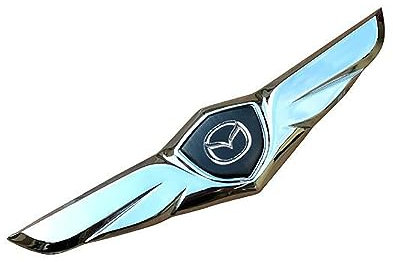 NURCIX Auto Metall 3D Emblem, Für Mazda CX3 CX4 CX5 CX7 CX8 CX9 CX30 CX60 MX5 Kofferraum Logo Buchstabe Aufkleber modifiziertes Abzeichen Sticker Styling Zubehör,B