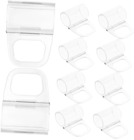 HOMSFOU 40 Stück Rollo-Griffe Gardinenstangen Gardinenstangen Sonnenschutz Kabelloser -Griff Rollos Vorhänge Rollogriffe Rollladengriffe Rollogriffe Für Rollos Abs