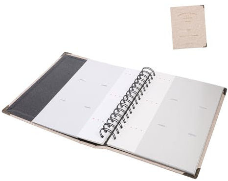 Sewroro Notiz-aufbewahrungsbuch Sammelbuch Für Papiergeld Quittungsorganisatorspeicher Sammelalbum Für Münzen Tragbares Erinnerungsalbum Briefmarken-album Karten-speicheralbum Grey Pu