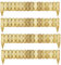 FAHD Traders - 1M Fixed Wooden Log Garden Border Edging | Decorative Picket Fence | Weather-Resistant Lawn Edging for Flower Beds, Pathways & Patio (Natural Wood) (4)