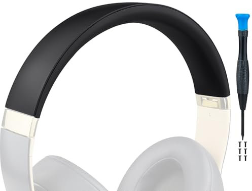 SOULWIT Ricambio Archetto per Beats Studio Pro con Cancellazione del Rumore Cuffie, Cuffie Fascia Copri Headband con Silicone e Nylon Durevole - Nero