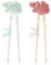 2 Pairs Animal Kids Chopsticks,Plastic Childrens Chopsticks,Reusable Training Chopstick with Eating Sticks Helper,for Children Toddler Beginners Right Handed