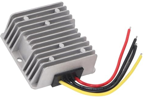 Jeffergarden DC-Spannungsreduzierer, Abwärtswandler, Transformator, Einstellbarer Netzteilregler, 60 V auf 12 V, 10 A, 120 W, Wasserdichtes IP68-Modul, mit Überspannungsschutz und Unterspannung