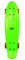 Muuwmi Skateboard Fun grün-orange – mit LED-Leuchtrollen - Board Deck 57x15cm - ABEC5 und PU-Rollen 60x45mm