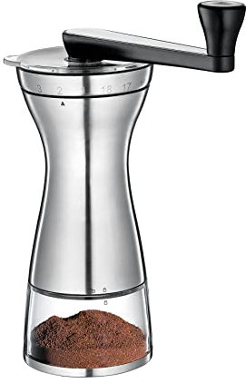 Zassenhaus 041156 Kaffeemühle Edelstahl Silber, 25 x 9 cm