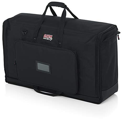 Gator Cases Padded Nylon Dual Carry Tote Bag for Transporting (2) LCD Screens, Monitors and TVs Between 27 - 32; (G-LCD-TOTE-MDX2)