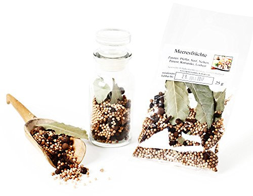 Meeresfrüchte Gewürz, Frutti di Mare Gewürzmischung Fisch Gourmet Gewürz ohne Zusätze, Paella-Gewürz, Edelgewürze, laktosefrei, glutenfrei, 25g