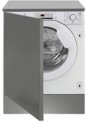 TEKA | Lavadora de integración | Modelo LI5 1080 | 15 programas de lavado | 8kg | Panel de control electrónico | Blanco | 82 x 59.6 x 57 cm | Eficiencia energética D
