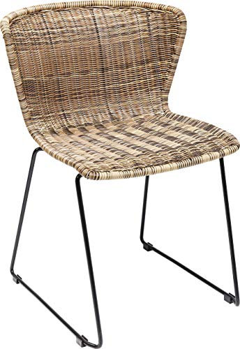 Kare Stuhl Sansibar, Polyethylen, Beige, One Size