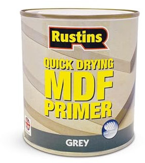 RUSTINS MDF Primer, Grey, 250 ml (Pack of 1)