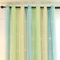 Michorinee Vorhang Mädchenzimmer Farbverlauf Hohle Sterne Verdunkelungsvorhang Prinzessin Blickdicht Gardine Kräuselband Ösenschal Voile Grün Gelb für Kinderzimmer, 1 Stücke 182 × 117cm (H × B)