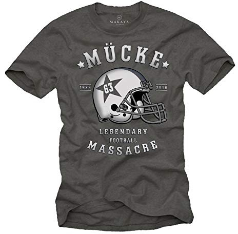Makaya Vintage T-Shirt - MÜCKE 63 - Tee Shirt Football Americain Homme
