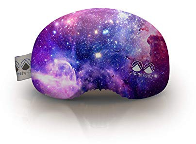 alpine [vju:] - Skibrillen Schutz | Goggle Schutz Cover | elastisch aus Mikrofaser | unisex (Galaxy)