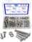 Rshuhx 80PCS M6 Tornillo y Tuerca Acero Inoxidable 304 Tornillo Avellanado Cruzar Tornillo Mecanico de Cabeza Plana Utilizado en Maquinaria y Autopartes Cabeceros de Cuna para Bebé Sillas Muebles
