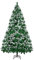 LOKIPA Artificial Christmas Tree,6ft Snow Flocked Christmas Tree with 900 Snow Effect Tips and Christmas Tree Metal Stand