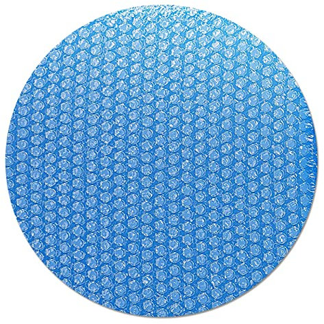 Bache Piscine Ronde, Bache A Bulle Piscine Rectangulaire Solaire, Bâche pour Bassin Exterieur, Bache Bulle Piscine, Bache Piscine Chauffante Hors Sol De Jardin Spa Piscine Protection d Ete (φ122 cm)