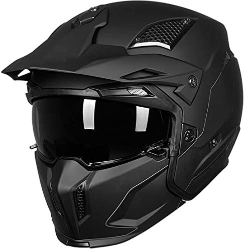 Damen Und Herren Motorradhelm Modularer Vollgesichts-Motorradhelm-Motorradhelm ECE-Zertifizierung Motocross Helm ABS Modularer Motocrosshelme B,XXXL