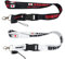 2 stücke Lanyard Neck Strap Keychain Japan JDM Für Braut Zubehör Leistung Geschwindigkeit Racing Motor Sport Gaming Sitz Schiene Auto Auto Motorräder, Schwarz Weiß, Large