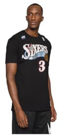 Mitchell & Ness NBA Philadelphia 76ers Allen Iverson T-Shirt Herren schwarz/rot, L