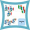 Butterfly Store - Set di 12 Adesivi Sagomati Stickers Napoli Campione Scudetto 2022/2023, per auto, moto, scooter, camera, play station, pc, cover cellulare ecc.