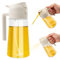 Hoxfly Spruzzatore Olio, Spruzzino Olio per Friggitrice ad Aria 470ml, Spruzzino Nebulizzatore Olio Aceto, 2 in 1 Spray Olio Evo, Vetro Spruzzino Olio da Cucina Accessori per Cucina, Grigliare