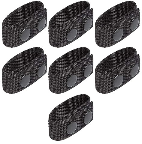 RTRTGS Pack mit 7 taktischen Gürtelschlaufen, Kampfgürtel, Nylon-Gürtelhalter, Outdoor-Ausrüstung schnell zerlegbar und fixierbar