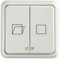 Roto ZEL RWA LT84 - Pulsador de ventilación para sistemas de extracción de humos, color blanco alpino