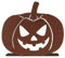 EXTRAVAGANT® Halloween Deko-Aufsteller & Aufhänger – Handgefertigte Kürbis-Designs & Happy Halloween Schild – 4 einzigartige Varianten - Aufsteller böser Kürbis - Outdoor und Indoor Deko