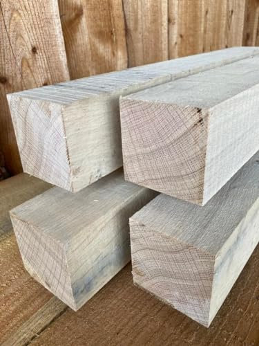 Eiche 7x7cm KANTHOLZ BALKEN SCHALUNG HOLZ BAUHOLZ 10cm LÄNGE (4)