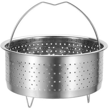 Panier vapeur pour la cuisine, panier vapeur en acier inoxydable pour autocuiseurs, casseroles (diamètre extérieur : 22 cm)