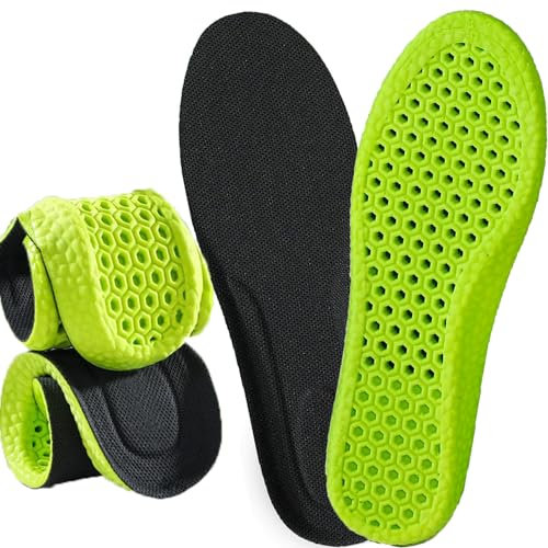 SOLO ACTFIT Solette Scarpe Memory Foam Uomo Donna Solette Sportive Ammortizzanti Solette Ortopediche Plantare Arch Support SoletteTraspiranti Anti Dolore Plantare Sportiv Solette da Lavoro Comfort