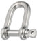 PATIKIL Manille à Goupille à Vis 12mm 1/2 1653Lb, Manille en D Forgée en Acier Inoxydable 316, Qualité Marine pour Chaînes, Câbles Métalliques en Extérieur, Argenté