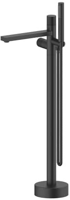 Standarmatur Badewanne Freistehend mit Handbrause 360° Drehung 2 Modi Duscharmatur für Bad,Schwarz