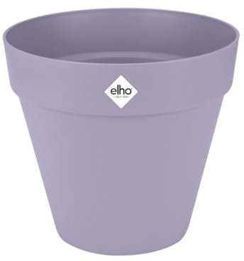 Elho Loft Urban Round 40 - Vasi per Piante da Esterno - Ø 38.5 x H 35.3 cm - Viola/Lavender Lilac